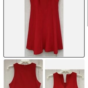 Banana Republic Red Midi Dress